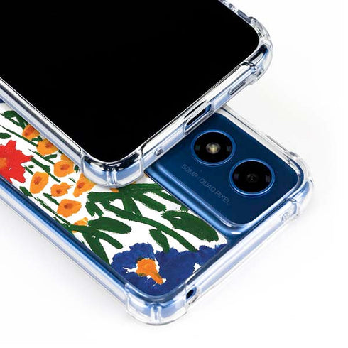 Bouffants and Broken Hearts Wild Garden 4 Moto G Play 4G (2024) Clear Case