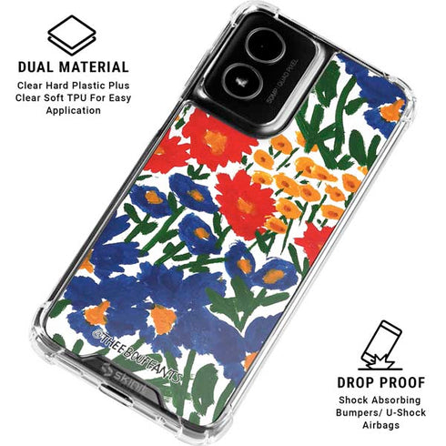 Bouffants and Broken Hearts Wild Garden 4 Moto G Power 5G (2024) Clear Case