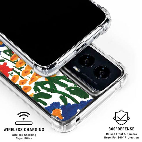 Bouffants and Broken Hearts Wild Garden 4 Moto G Power 5G (2024) Clear Case