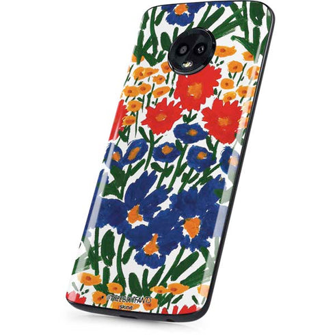 Bouffants and Broken Hearts Wild Garden 4 Moto G6 Skin