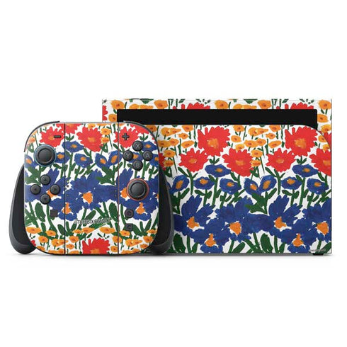 Bouffants and Broken Hearts Wild Garden 4 Nintendo Skins