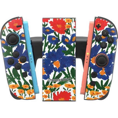 Bouffants and Broken Hearts Wild Garden 4 Nintendo Switch 2 (2025) Joy-Con Controller Skin