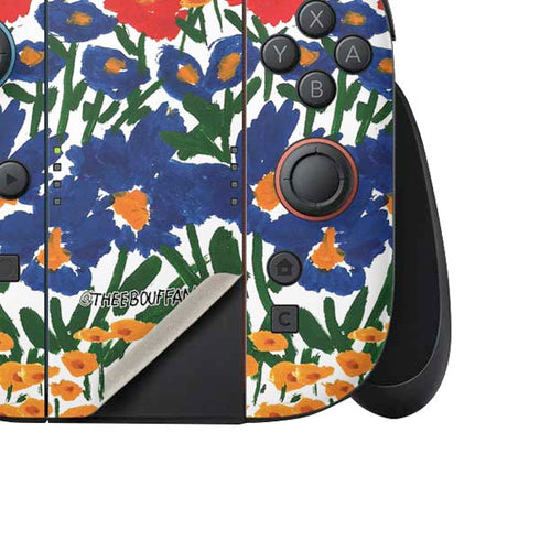 Bouffants and Broken Hearts Wild Garden 4 Nintendo Switch 2 (2025) Joy-Con Controller Skin