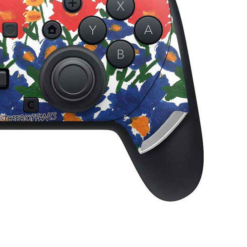 Bouffants and Broken Hearts Wild Garden 4 Nintendo Switch 2 (2025) Pro Controller Skin