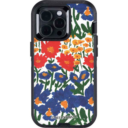 Bouffants and Broken Hearts Wild Garden 4 Otterbox Defender iPhone Skin
