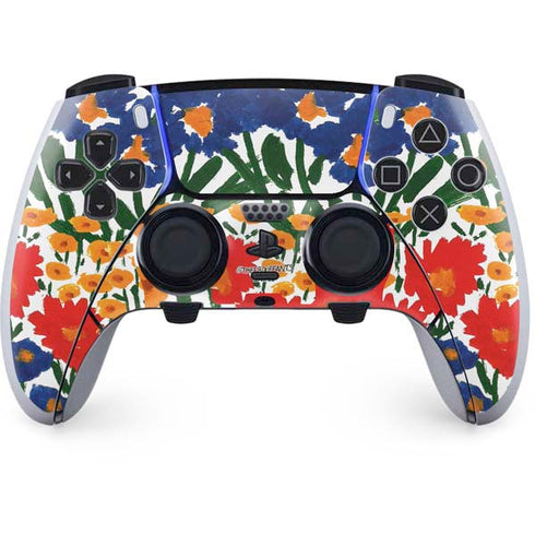 Bouffants and Broken Hearts Wild Garden 4 PS5 DualSense Edge Pro Controller Skin