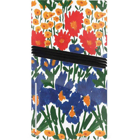Bouffants and Broken Hearts Wild Garden 4 PS5 Pro Disk Console Skin
