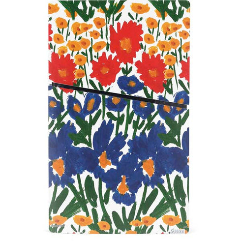 Bouffants and Broken Hearts Wild Garden 4 PS5 Slim Digital Edition Console Skin