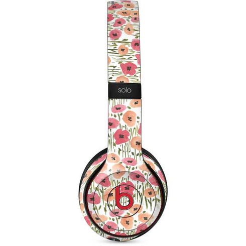 Bouffants and Broken Hearts Wild Garden Beats Solo 3 Wireless Skin
