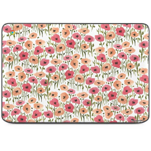 Bouffants and Broken Hearts Wild Garden HP Chromebook Skin