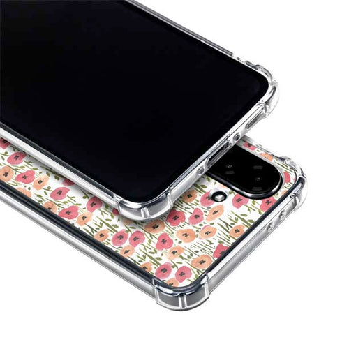Bouffants and Broken Hearts Wild Garden Galaxy A36 5G Clear Case