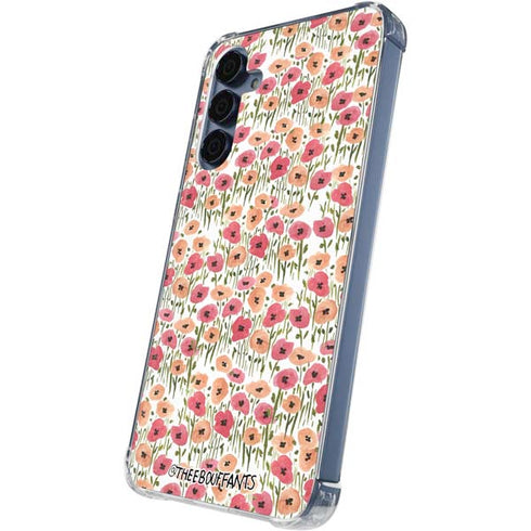 Bouffants and Broken Hearts Wild Garden Galaxy A55 5G Clear Case