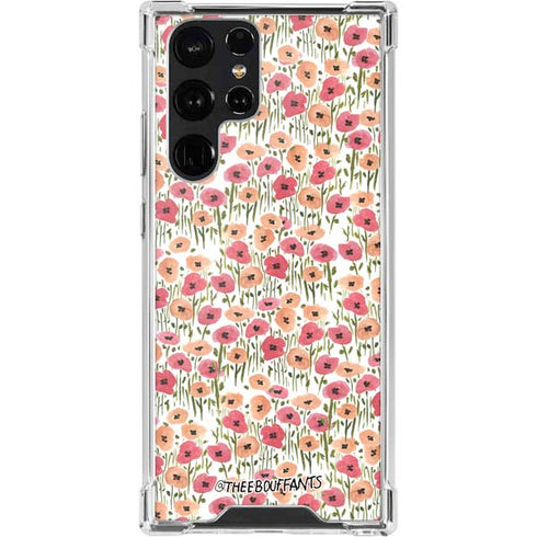 Bouffants and Broken Hearts Wild Garden Galaxy S22 Ultra Clear Case