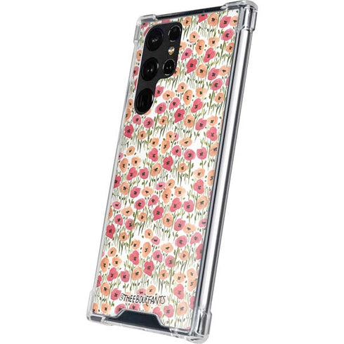 Bouffants and Broken Hearts Wild Garden Galaxy S22 Ultra Clear Case