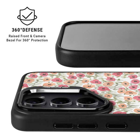Bouffants and Broken Hearts Wild Garden Galaxy S25 Kickstand Case