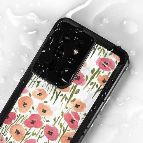 Bouffants and Broken Hearts Wild Garden Galaxy S24 Ultra Waterproof Case