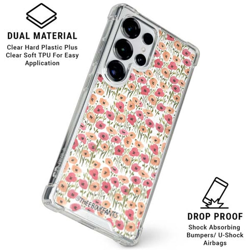 Bouffants and Broken Hearts Wild Garden Galaxy S25 Ultra Clear Case