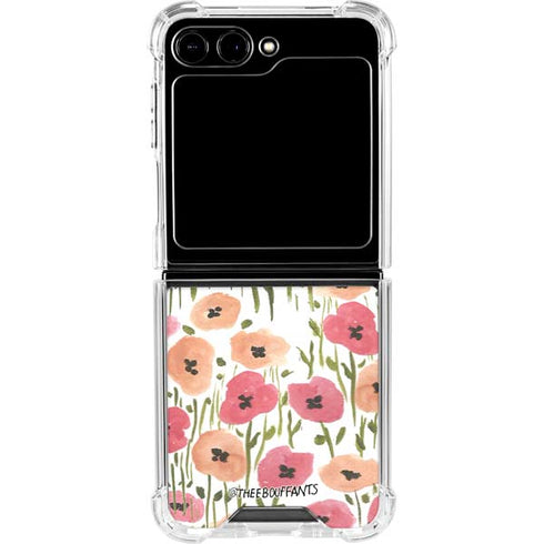 Bouffants and Broken Hearts Wild Garden Galaxy Z Flip6 Clear Case