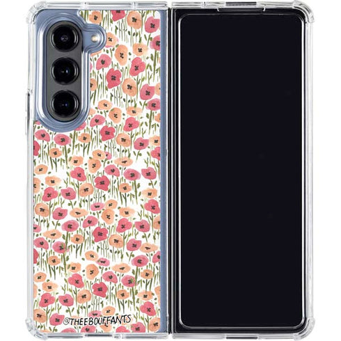Bouffants and Broken Hearts Wild Garden Galaxy Z Fold5 5G Clear Case