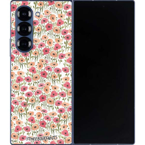 Bouffants and Broken Hearts Wild Garden Galaxy Z Fold6 Skin