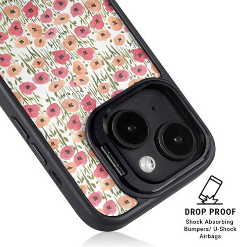 Bouffants and Broken Hearts Wild Garden iPhone 15 Kickstand Case