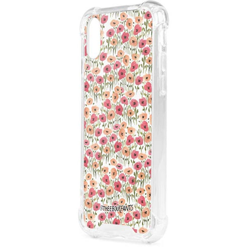 Bouffants and Broken Hearts Wild Garden iPhone XS Clear Case