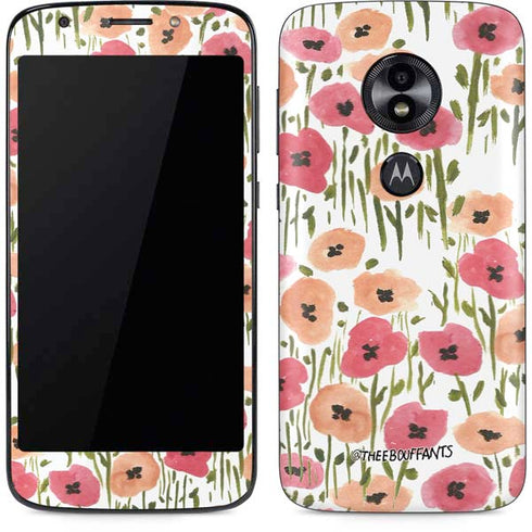 Bouffants and Broken Hearts Wild Garden Moto E5 Play Skin