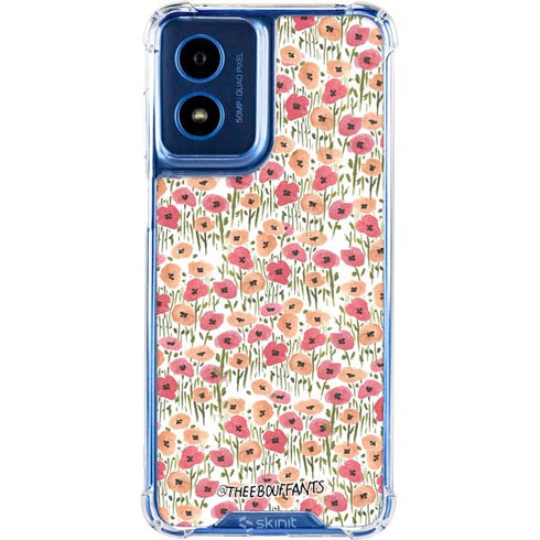 Bouffants and Broken Hearts Wild Garden Moto G Play 4G (2024) Clear Case