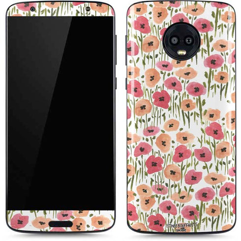 Bouffants and Broken Hearts Wild Garden Moto G6 Skin