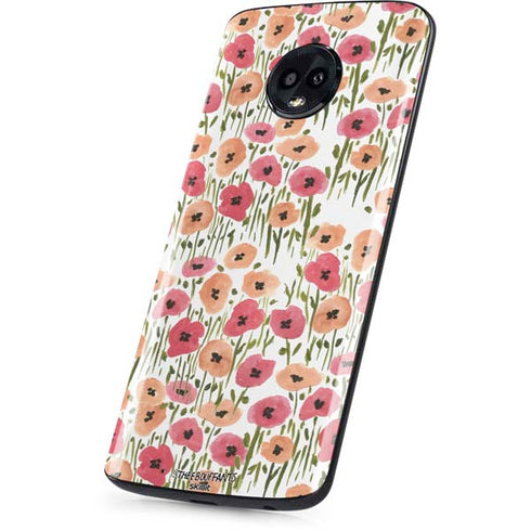 Bouffants and Broken Hearts Wild Garden Moto G6 Skin
