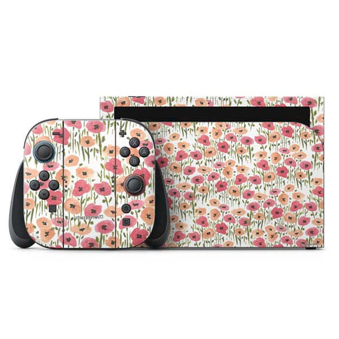 Bouffants and Broken Hearts Wild Garden Nintendo Skins