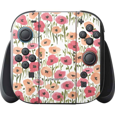 Bouffants and Broken Hearts Wild Garden Nintendo Switch 2 (2025) with Joy-Con Skin