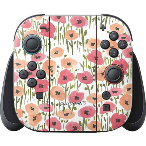 Bouffants and Broken Hearts Wild Garden Nintendo Skins