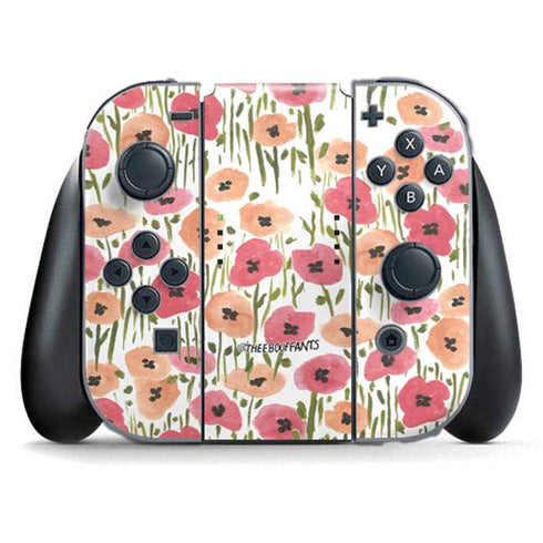 Bouffants and Broken Hearts Wild Garden Nintendo Switch (2017-2021) Joy-Con Controller Skin