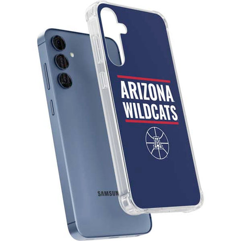 University of Arizona Wildcats Basketball Mark Galaxy A55 5G Clear Case