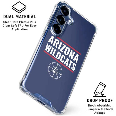 University of Arizona Wildcats Basketball Mark Galaxy S25 Clear Case