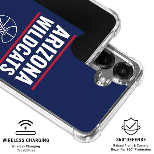 University of Arizona Wildcats Basketball Mark Galaxy S26 Clear Case