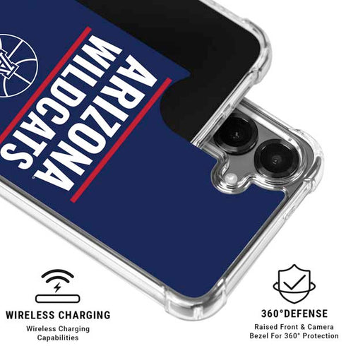 University of Arizona Wildcats Basketball Mark Galaxy S26 Plus Clear Case