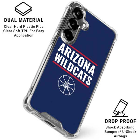 University of Arizona Wildcats Basketball Mark Galaxy S26 Plus Clear Case