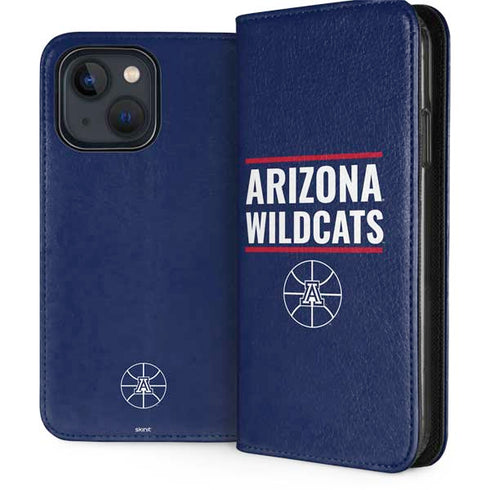 University of Arizona Wildcats Basketball Mark iPhone 13 Folio Case