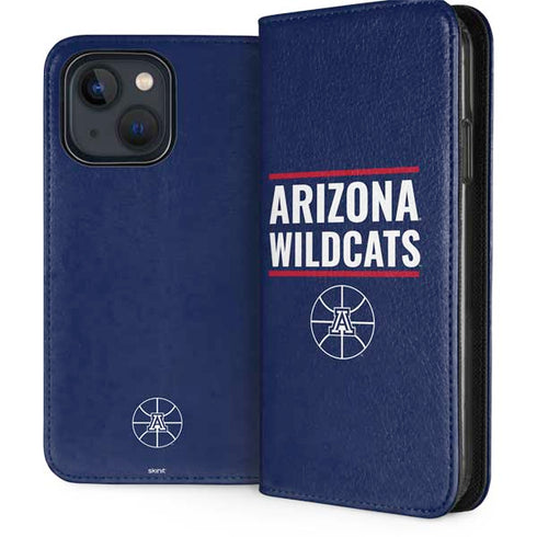 University of Arizona Wildcats Basketball Mark iPhone 14 Plus Folio Case