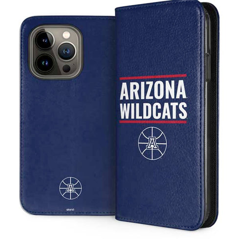 University of Arizona Wildcats Basketball Mark iPhone 14 Pro Folio Case