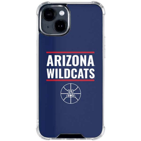 University of Arizona Wildcats Basketball Mark iPhone 15 Clear Case