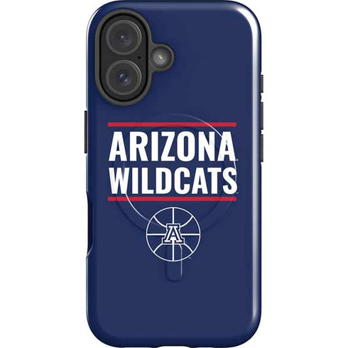 University of Arizona Wildcats Basketball Mark iPhone 16 Plus Magsafe Impact Case