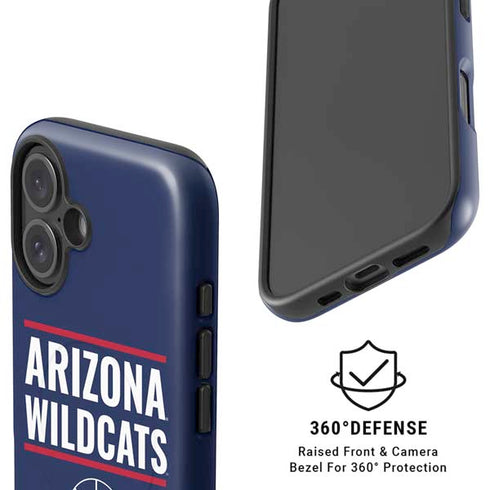 University of Arizona Wildcats Basketball Mark iPhone 16 Plus Magsafe Impact Case