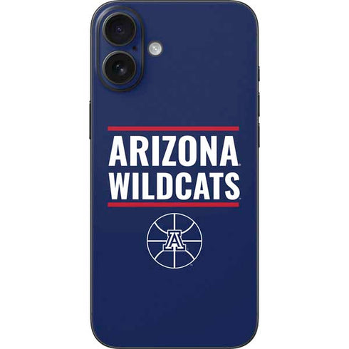 University of Arizona Wildcats Basketball Mark iPhone 16 Plus Skin