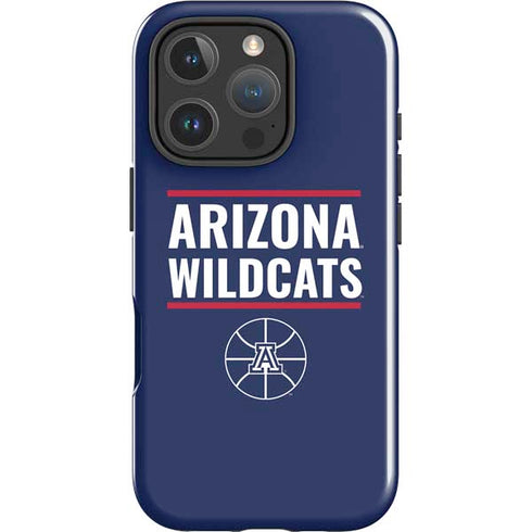 University of Arizona Wildcats Basketball Mark iPhone 16 Pro Impact Case