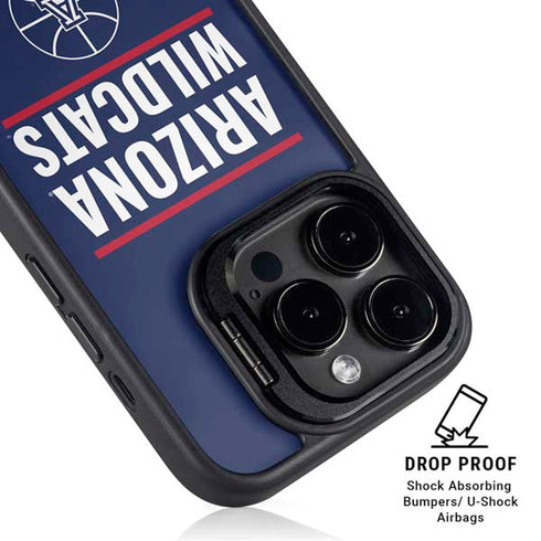 University of Arizona Wildcats Basketball Mark iPhone 16 Pro Max Kickstand Case