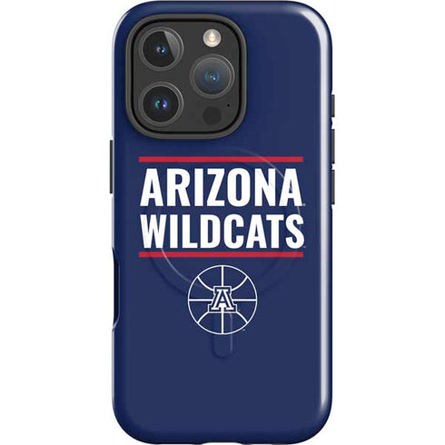 University of Arizona Wildcats Basketball Mark iPhone 16 Pro Max Magsafe Impact Case