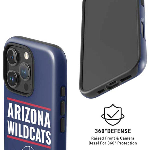 University of Arizona Wildcats Basketball Mark iPhone 16 Pro Max Magsafe Impact Case